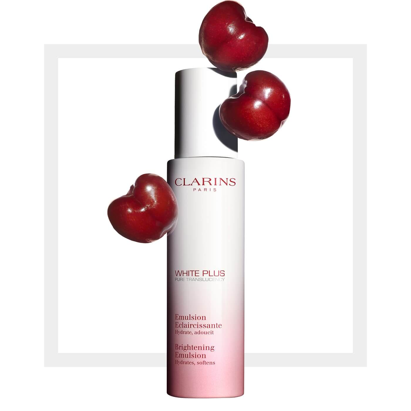 Clarins,White Plus Brightening Emulsion Hydrates, Softens,อิมัลชั่น,บำรุงผิวหน้า,