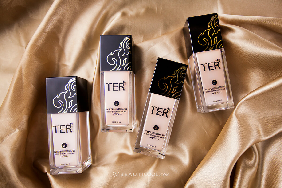 TER,UV Matte Liquid Foundation,SPF 50 PA+++,รองพื้น,เฑอ,รองพื้นเนื้อแมทผสมมอยเจอร์ไรเซอร์