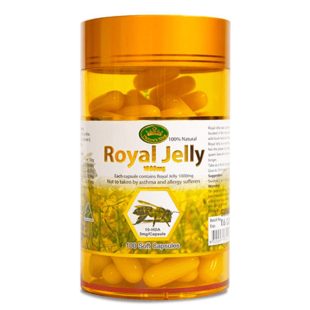 Nature's King,Royal Jelly 1000mg, อาหารเสริม,นมผึ้งเข้มข้น,เนเจอร์คิงส์ รอยัลเจลลี่,Royal Jelly 1000mgราคา,Royal Jelly 1000mg ซื้อได้ที่