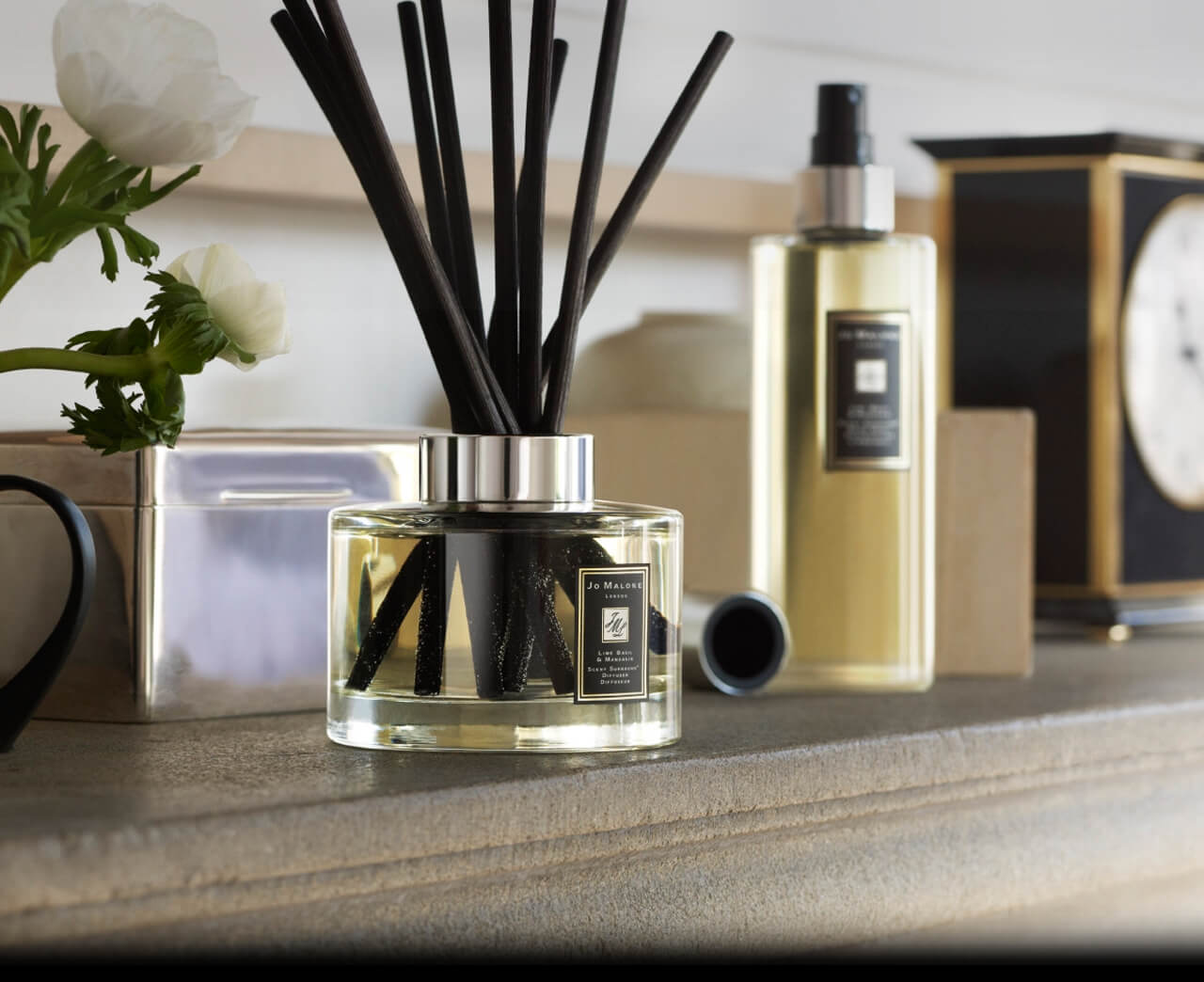 Jo Malone.Jo Malone Lime Basil & Mandarin,Jo Malone Lime Basil & Mandarin Scent Surround Diffusers,Jo Malone ไม้หอมปรับอากาศ,Jo Malone ราคา,Jo Malone beauticool