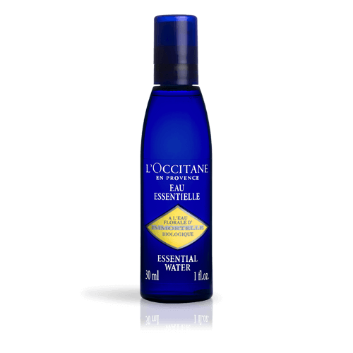 L'occirtane Immortelle Precious Essential Water 30 ml.  ดมไปด้วยน้ำดอกอิมมอคแตล ที่ผ่านการเพาะปลูกอย่างยั่งยืนจากเกาะคอร์ซิก้า และน้ำดอกกุหลาบที่มีคุณสมบัติในการปลอบประโลมผิว โทนเนอร์สูตรปราศจากแอลกอฮอล์นี้จะทำความสะอาดเครื่องสำอางตกค้างและเตรียมผิวสำหรับการบำรุงผิวขั้นต่อไป   ไดนามิคไฮยาลูรอนิกแอซิดชนิดน้ำหนักโมเลกุลต่ำและแร่ธาตุจำเป็นจะมอบความชุ่มชื้นและช่วยให้ผิวกระชับ ผิวดูมีชีวิตชีวา เปล่งประกายจากภายใน