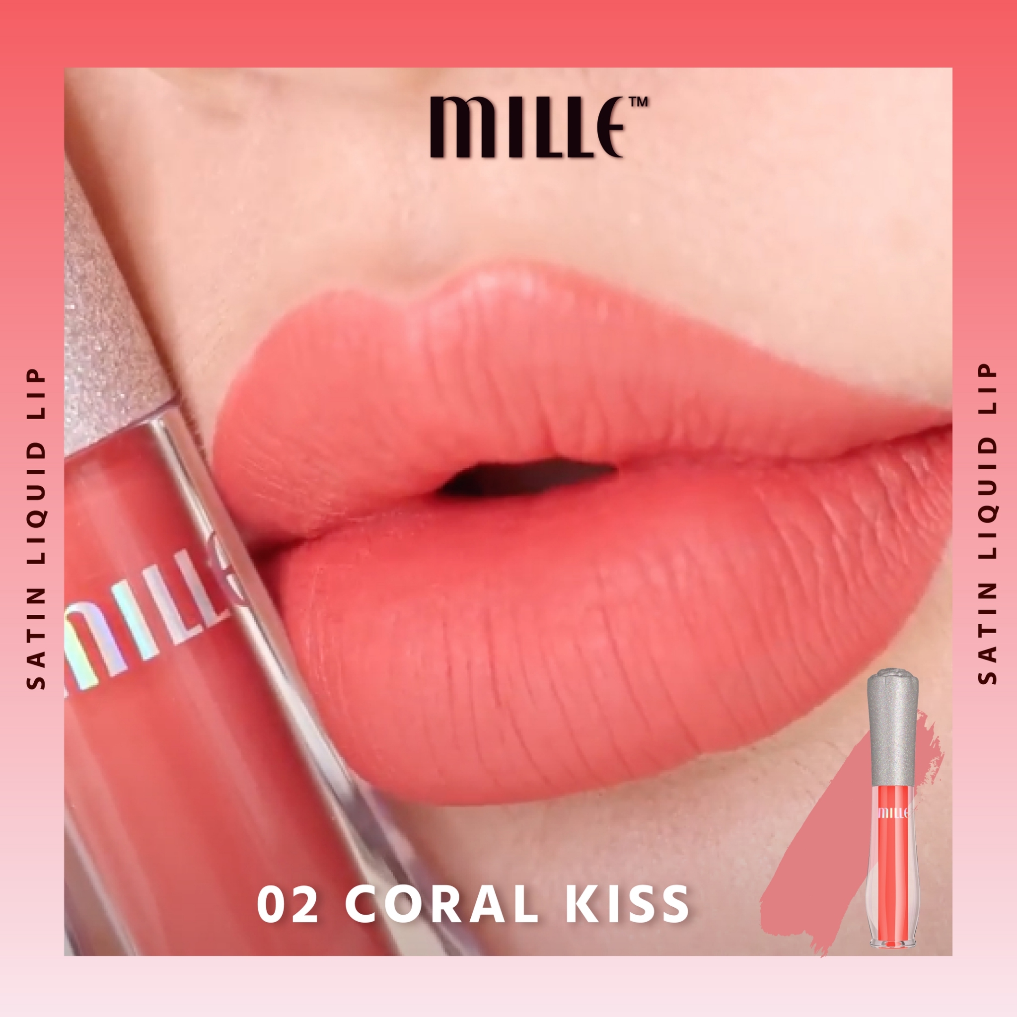 Mille, Mille รีวิว, Mille ราคา, Mille Crystal Reflection Satin Glaze Lip, Mille Crystal Reflection Satin Glaze Lip รีวิว, Mille Crystal Reflection Satin Glaze Lip ราคา, Crystal Reflection Satin Glaze Lip, Mille Crystal Reflection Satin Glaze Lip 1.7ml, Mille Crystal Reflection Satin Glaze Lip #01 Glossy Bomb, ลิปแมตต์, ลิปกลอส, ลิปสติก, ลิป