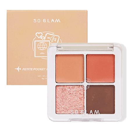 So glam ,อายแชโดว์,อายแชโดว์พาเลท,Petite Pocket Eyeshadow Palette ,Pocket Eyeshadow,อายแชโดว