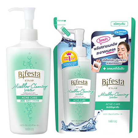 Bifesta Micellar Cleansing Water Acne Refill