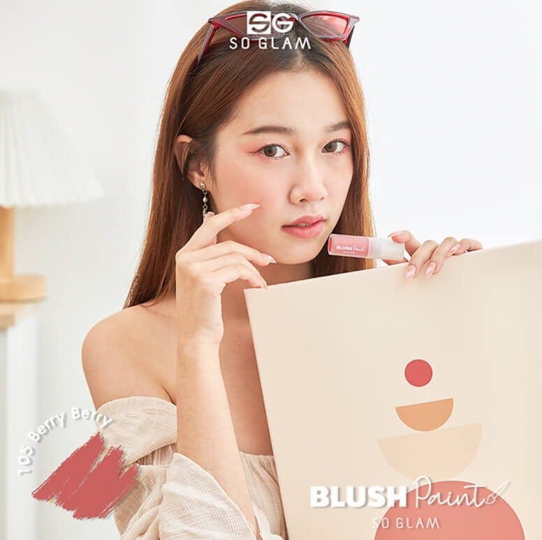 Blush Paint Liquid Blusher,So Glam Blush Paint Liquid Blusher,Blush Paint Liquid Blusher รีวิว,Blush Paint Liquid Blusher ราคา,บลัช,บลัชเนื้อครีม,Brush